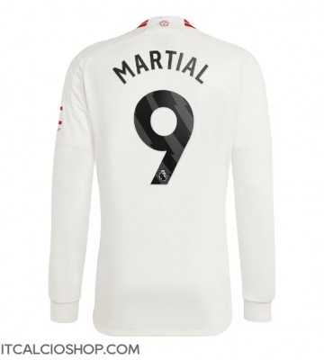 Manchester United Anthony Martial #9 Terza Maglia 2023-24 Manica Lunga